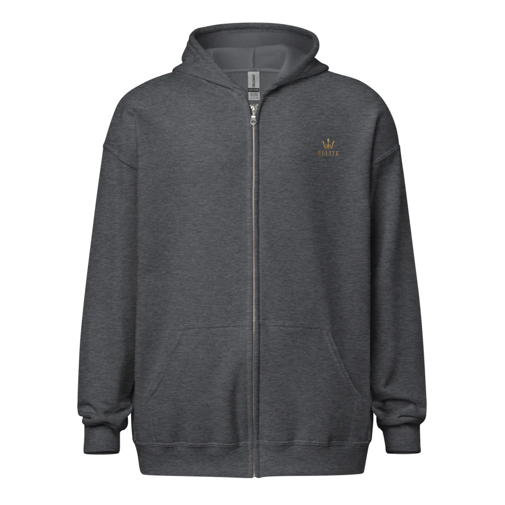 "ELLITE" unisex Heavy Blend Zip Hoodie